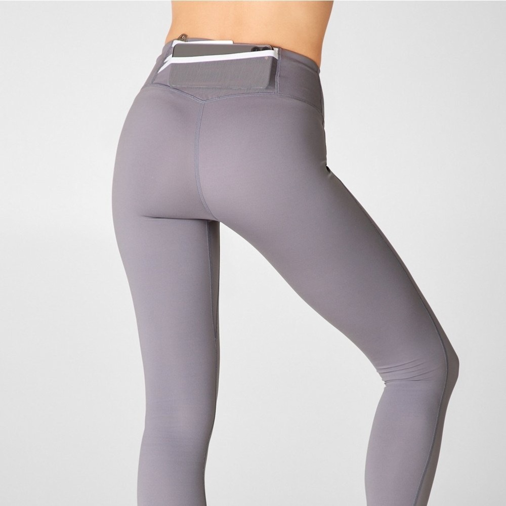 Fabletics Trinity High-Waist Pocket Leggings Grey